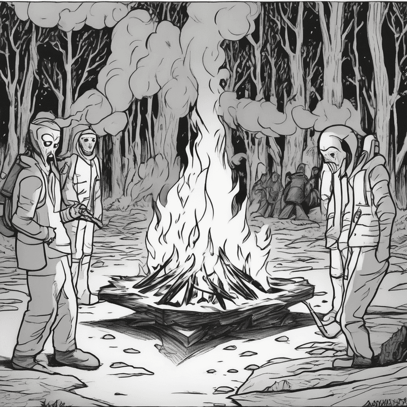 Skamania County: Where campfires get 45-degree extinguisher salutes.