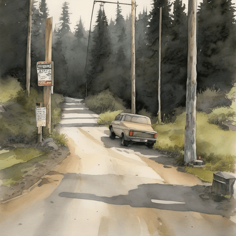 They paint over the stop. The gorge doesn't.