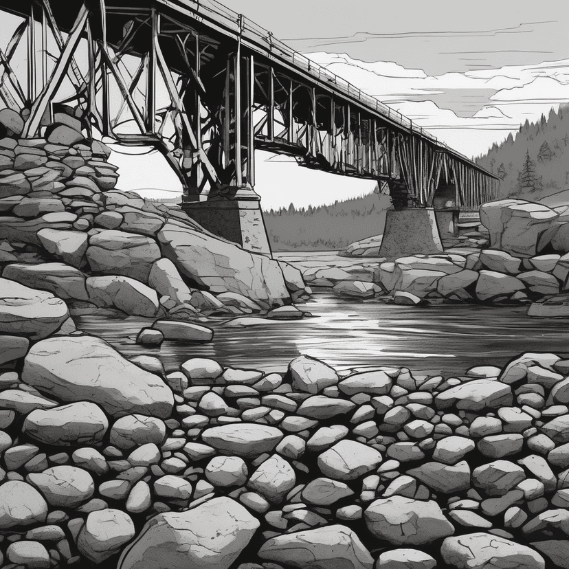 Crown Point's stone stack.